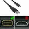 USB DC Battery Charger +Data SYNC Cable Cord Lead For Nikon Coolpix S9500 camera