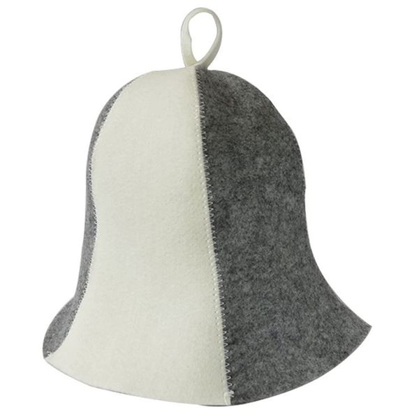 Sauna Hat Sauna Accessories Sauna Anti Heat Bath Head Cap for Hot Dry Steam Room Bath Wool Sauna Hat for Women and Men