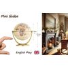 Exerz 10cm Antique Globe - Mini Globe - Vintage Colour Modern Map (Diameter: 10cm)