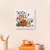 CafePress Fall Peanuts 8x8 Canvas Print
