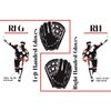 JL-115 REG baseball glove, outfiled, polyurethane, size 11.5" (White)