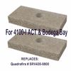 QUADRAFIRE 41OO-I ACT & BODEGA BAY 2 FIREBRICKS WITH HOLES [PP1950] SRV-435-0800