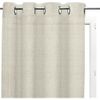 Soleil d'ocre Curtain 135 x 250 cm Natural