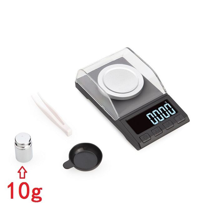 Digital Milligram Scale 0.001g, Portable Jewelry Scale with LCD