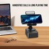 Cell Phone Stand with Wireless Bluetooth Speaker, LED, Anti-Slip Base HD Sound
