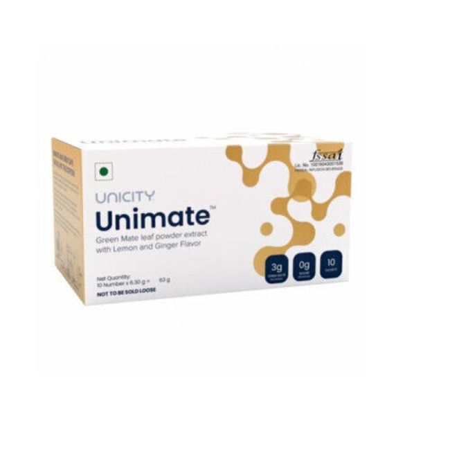 UNIMATE LEMON GINGER (10 SACHETS Each) by Unicity - Original