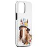 iPhone 14 Plus Chestnut Horse Spring Easter Equine Pony Horseback Case
