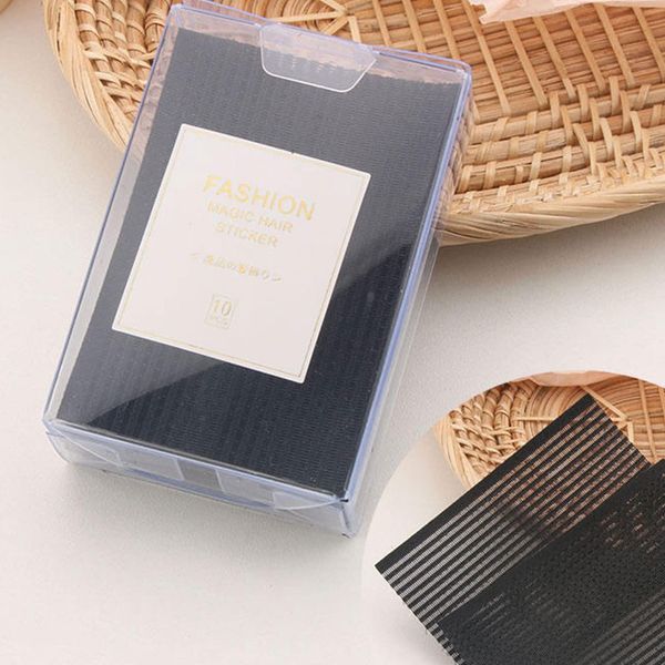 Bangs Clips, 10 Pieces, 3 Colors Available, Hair Clips, Bangs Fixing Sheet, Hair Holder, Hair Velcro Fixing Fringes, Hair Makeup Tool, For Face Washing, Makeup (ALL Black)