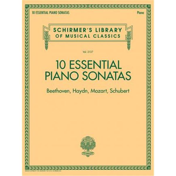 预订 10 Essential Piano Sonatas:Beethoven Haydn Mozart Schubert