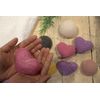 Japanese Konjac Heart Sponge - Lavender