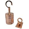 RopeServices UK 28mm Copper Bronze Decking Rope Hook & Eyeplates. Rope Post Fitting Rope End Fixing