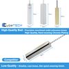 CubeTECH Bathroom Light Pull Cord and Fitting Kit - Chrome Round Light Switch (Bathroom Light Switch, Ceiling pendant light cord pull string, Black Bathroom Accessories) Bathroom accessory