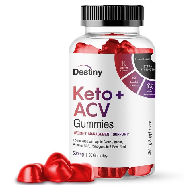 Destiny Keto ACV Gummies, Destiny Keto Gummies Maximum Strength Formula (1 Pack)