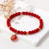 Hemasa Stone Beads Stretchbale with Heart Shape Pendent Bracelet Apatite