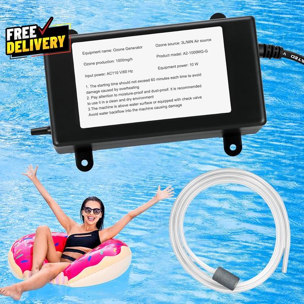 Ozone Generator for Cold Plunge 1000Mg/H Ozone Generator for Water Keep Cold....