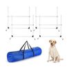 Shappy 4 Pieces Dog Agility Equipment with Adjustable Height Jump Bars Adjust...