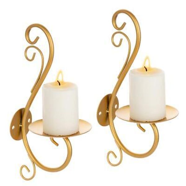 Wall Candle Sconces Iron Vine Candleholder Wall Art Decoration Home Decoration T