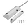 ZONADAH Wired Magnetic Sensor Switch Detector Alarm NC Home Garage Security Kit Grey
