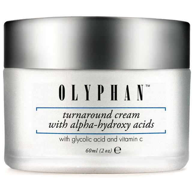 OLYPHAN Alpha Hydroxy Acid Cream for Face. Best Alpha Hydroxy Acid Exfoliating Face Moisturizer and Anti-Aging Cream with AHA for Acne Prone Skin; Day and Night Natural Exfoliator for Women and Men.