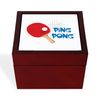 CafePress Ping Pong Memory Keepsake Jewelry Box, 5"x5"x3.75"
