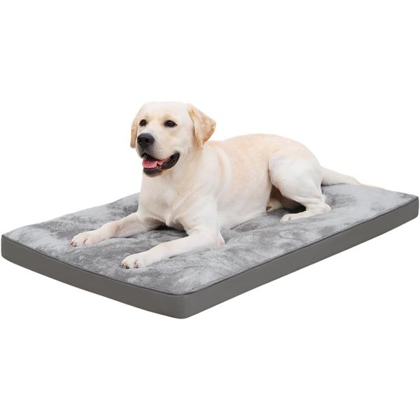 Dog Bed for Crate Washable Dog Beds Large Sized Dog Plush Dog Kennel Pad Pet Sle