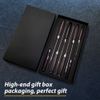 Kitchen Knives Set Sharp Stainless Steel Chef Knife Cleaver Chopping Meat w/Box