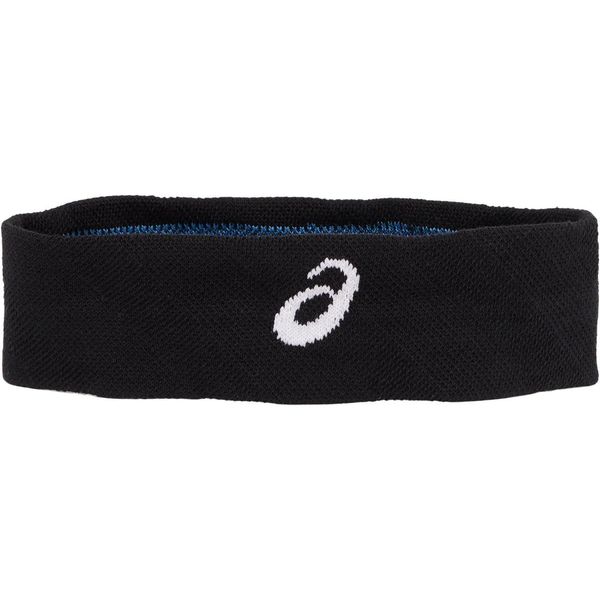 Asics 3033B706 Unisex Adult Training Wear Headband, 001 (Performance Black/Brilliant White)