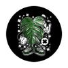 Monstera Varigateds Thai Constellation cartoon Botany Garden PopSockets Swappable PopGrip