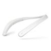 Wireless Bluetooth Wearable Neckband Stereo Speaker Headset in White