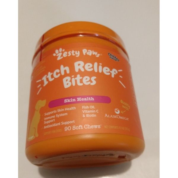 Itch Relief Dog Supplement Omega-3 Fish Oil with EPA DHA Skin Coat Health 2/25