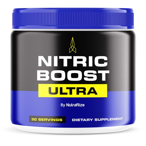 Nitric Boost Ultra Powder, Official Formula to Support Energy Levels and Blood Flow, Nitric Booster Ultra in a Jar, NitricBoost Ultra Reviews (30 Servings)