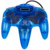 miadore N64 Controller, Classic Wired Game Controller for N64 System (Clear Blue)