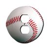 Off The Wall Plates - Baseball Decorative Acrylic Cover - Single Outlet
