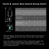 Large Black White Soccer Shin Guard Socks with Removable Integrated Shield