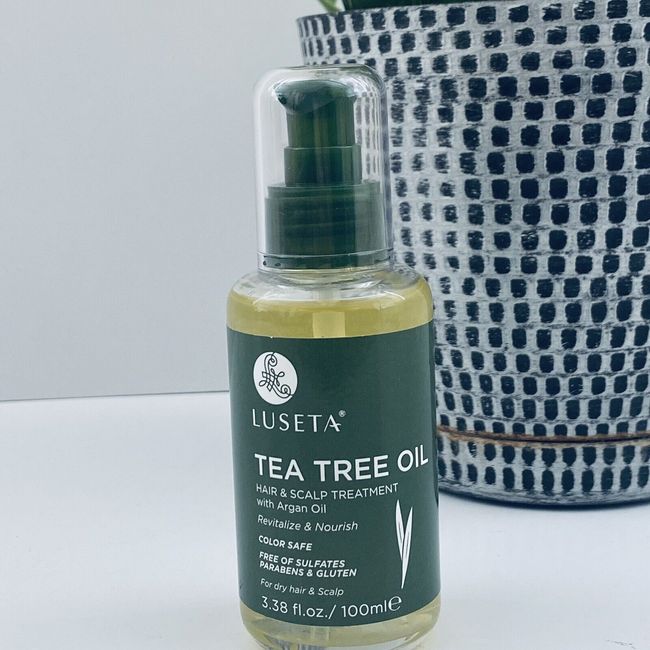 Luseta Tea Tree Hair & Scalp Treatment Natural Sulfate Free Formula 3.38oz