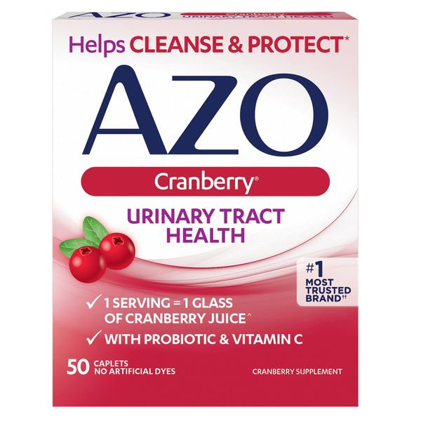 Cranberry Caps - 50 Caplets by Azo