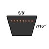 D&D 79781 Replacement Belt fits SNAPPER INC