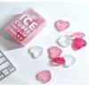 Acouto Reusable Heart Shaped Ice Cubes, 15 Pack Pink, Ice Cube Trays