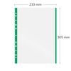 grafoplas 5501120 – Pillow PP with Colour Indicator, A4, Green