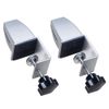 Acrylic Partition, Installation Clamps, Table Fixed Type, Set of 2, Partition Fixing Hardware, Hardware Only, Base (Silver)
