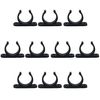 AB Tools 10 Pack 15mm Polyamide Tube Storage Clip Paddle Boat Hook Pole Tool Plastimo