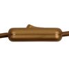 ElekTek Low Profile in-Line Torpedo Switch 2 Amp Double Pole Use 2 or 3 Core Flex Gold