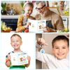 DPKOW Happy Easter Card for Grandson, Easter Egg Gifts, Keyring, Greeting Card with Envelope