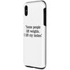 iPhone XS Max Some Lift Weights I Lift Lashes Eyelash Lash Tech Case
