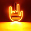Finger Gesture Light with Remote LED Car Back Window Sign Hand Light Xmas Gift