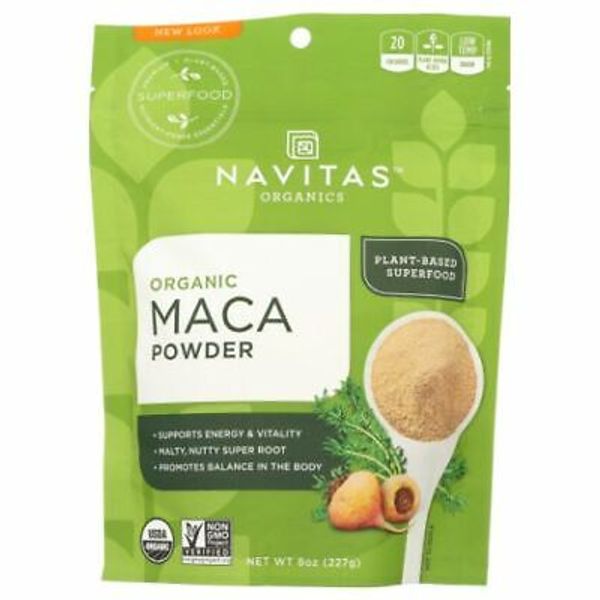 Organic Raw Maca Powder  8 Oz By Navitas Organics