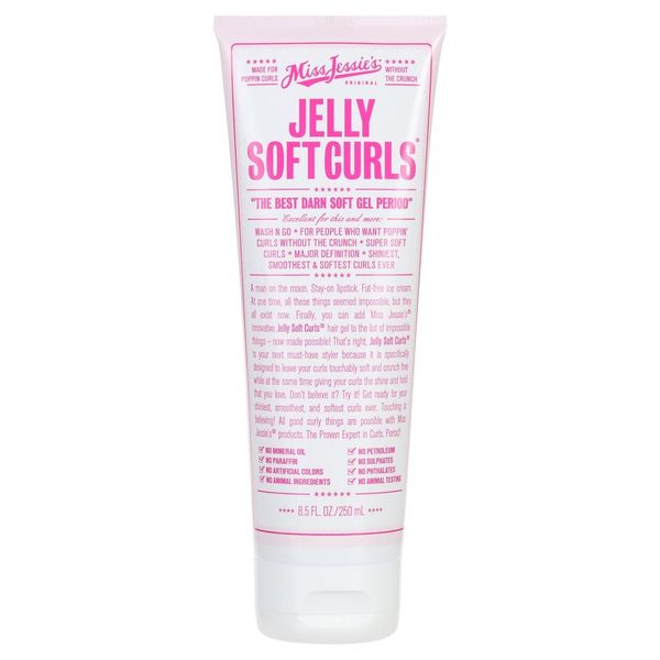 MISS JESSIE'S Jelly Soft Curls Enhancing Squeeze Hair Styling Gel, 8.5 fl oz