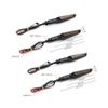 4PCS Smoke Motorcycle LED Turn Signal Light Flowing Water Sequential Indicator