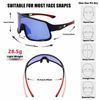 GY Polarized Cycling Glasses (Black Frame (Blue Lens)