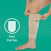 Juzo Reversible Versatile Support 30-60mmHg Calf Compression Wrap, Beige, L Regular